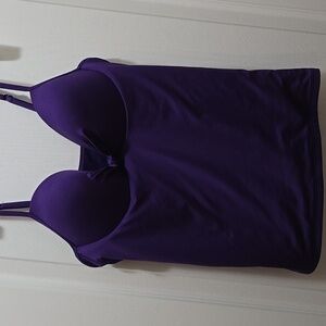 Purple Ladies UW Tankini Swim Top